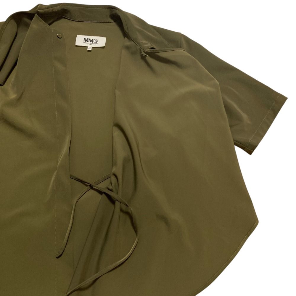美品 MM6 MAISON MARGIELA エムエムシックス ポリエステルツイル