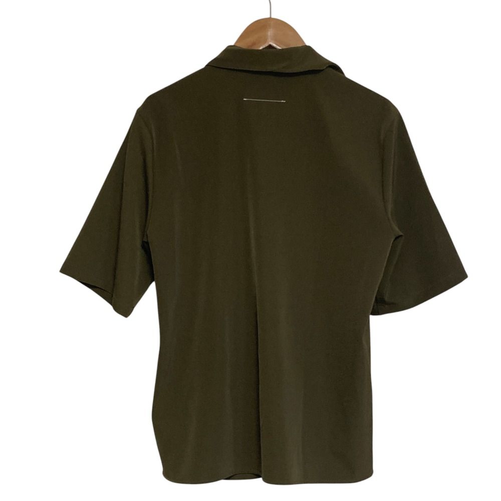 Maison Margiela 16aw シャツ オリーブ 美品 MM6 MAISON MARGIELA エムエムシックス ポリエステルツイル