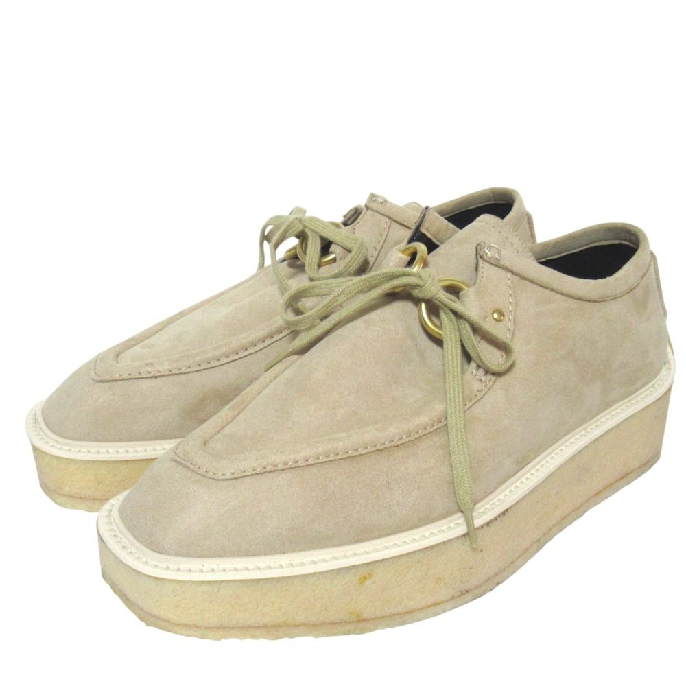 良品 STELLA McCARTNEY ステラマッカートニー brodyshoe プラットフォーム モカシンシューズ 36.5 23.5cm ベージュ レディース 古着 中古 USED