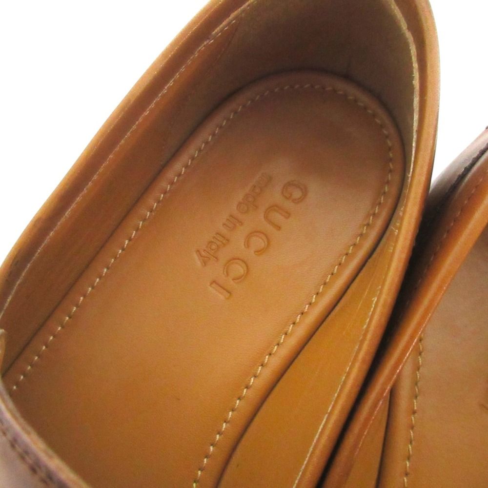 良品 GUCCI グッチ ヨルダーン ホースビット レザー ローファー 406994