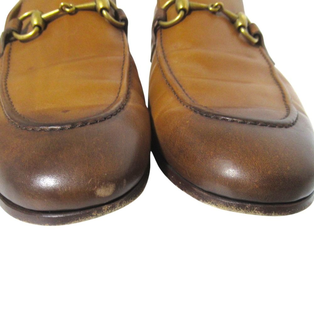 良品 GUCCI グッチ ヨルダーン ホースビット レザー ローファー 406994 