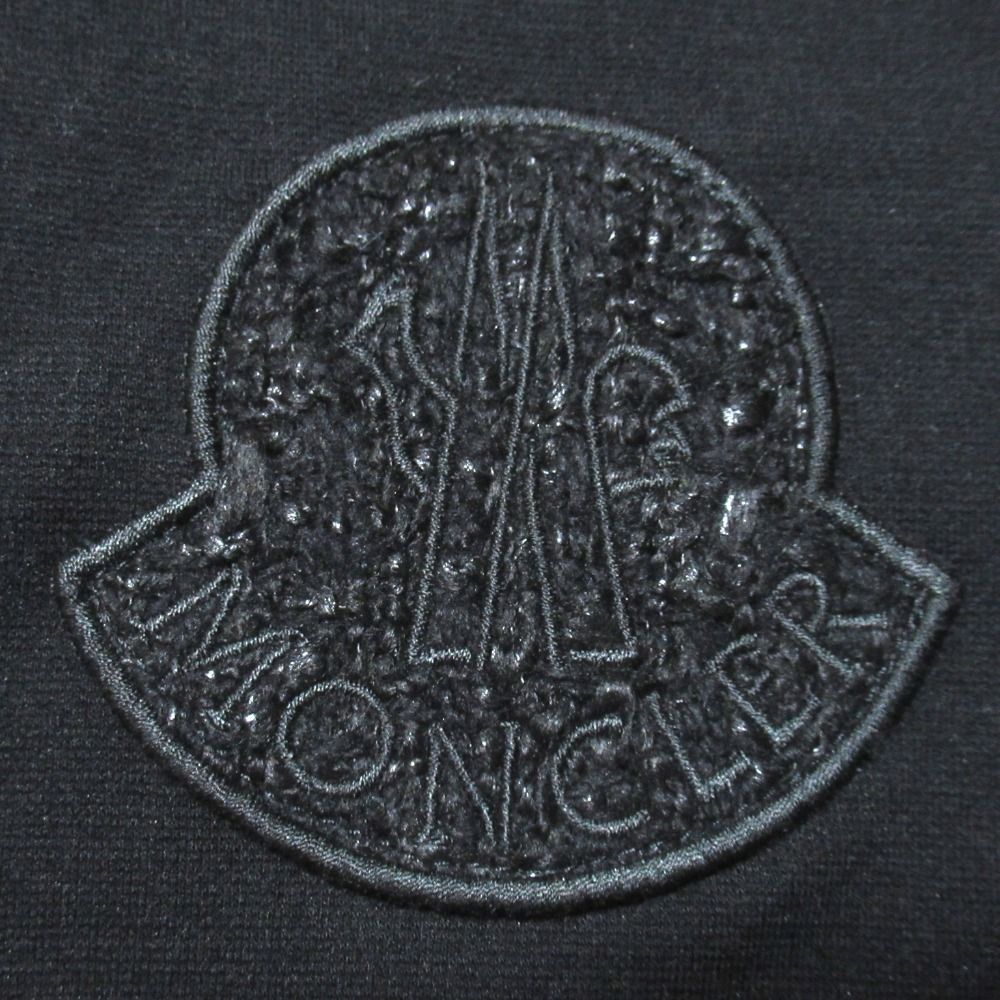 美品 MONCLER モンクレール ABITO ロゴワッペン ひざ丈 ツイード切替え