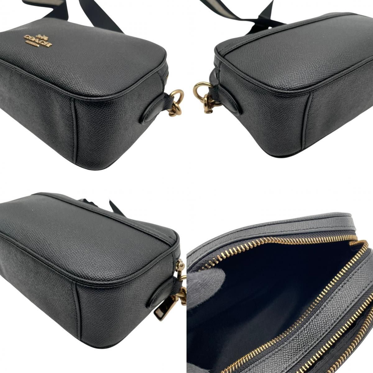 美品】 コーチ COACH ショルダーバッグ カメラバッグ レザー 本革 