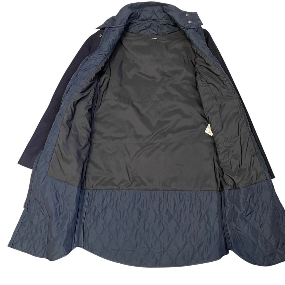 美品 Jil Sander NAVY ジルサンダー ネイビー 中綿ライナー カシミヤ