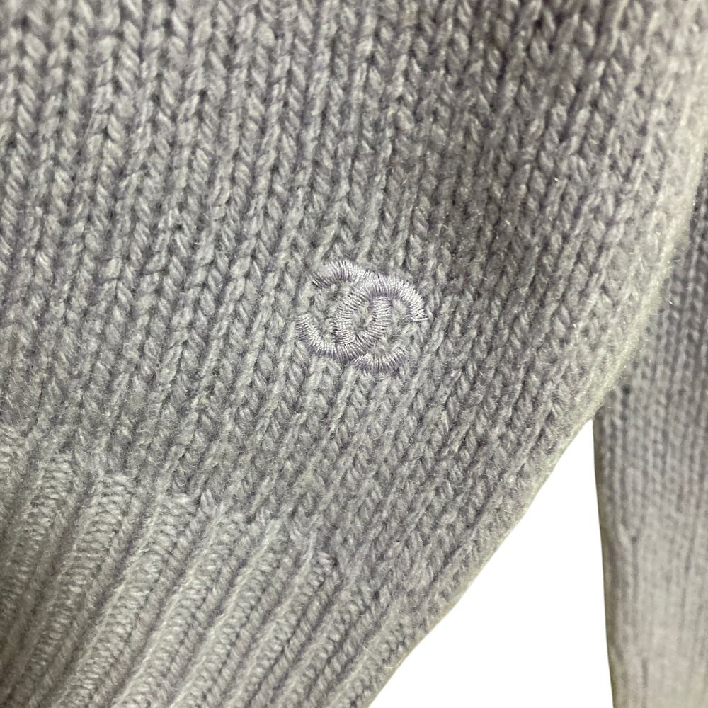 良品 95A CHANEL シャネル ヴィンテージ ココマーク カシミヤ