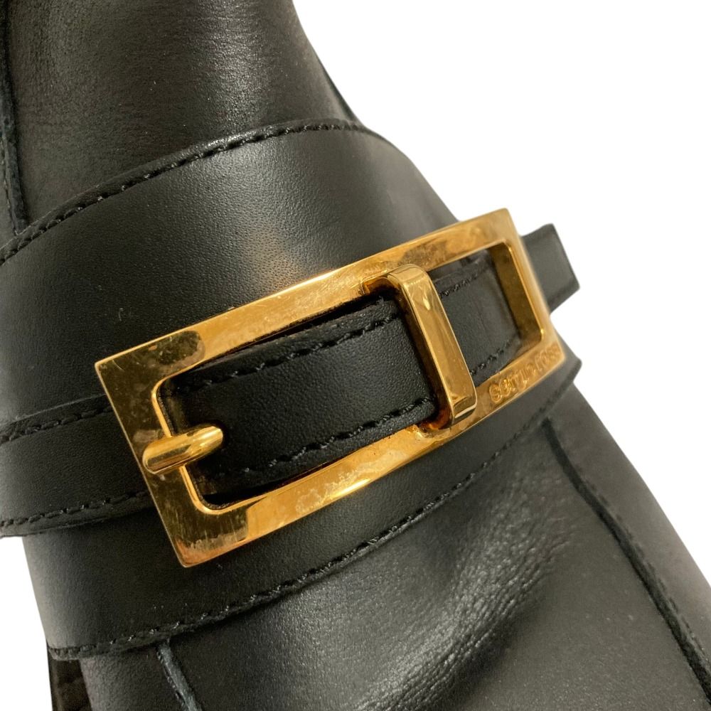 良品 sergio rossi セルジオロッシ レザー サイドゴア ブーツ サイズ