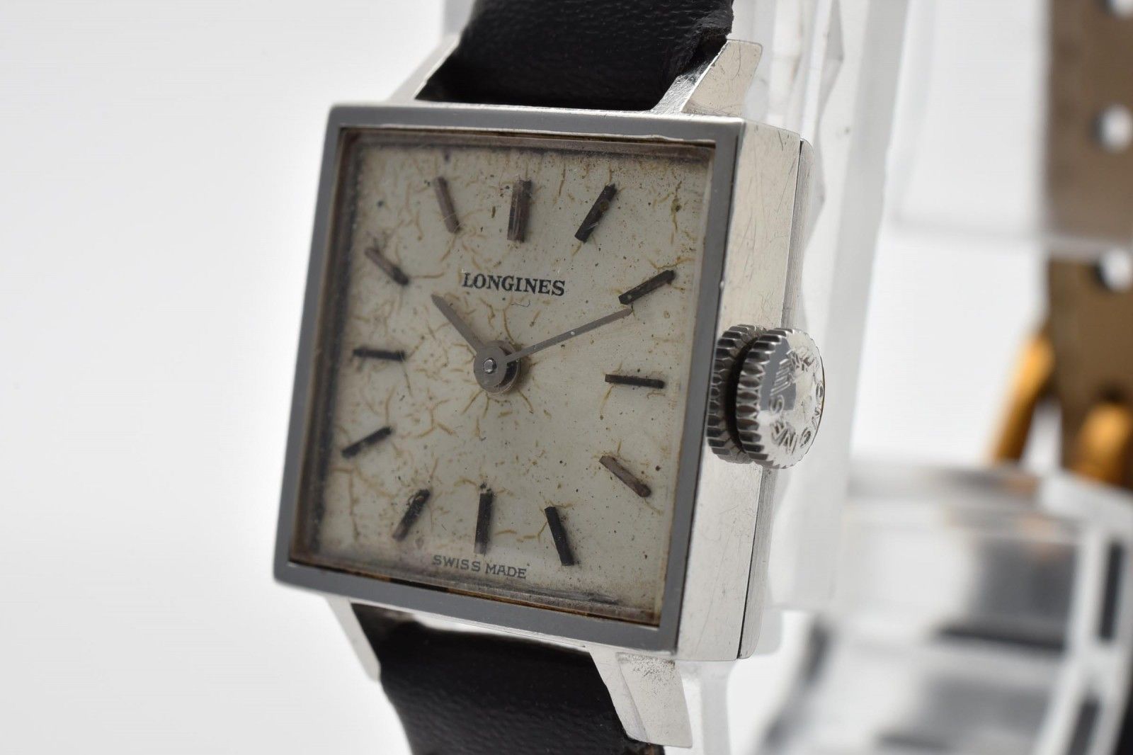 ロンジン LONGINES ヴィンテージ スクエア レディース腕時計 手巻き