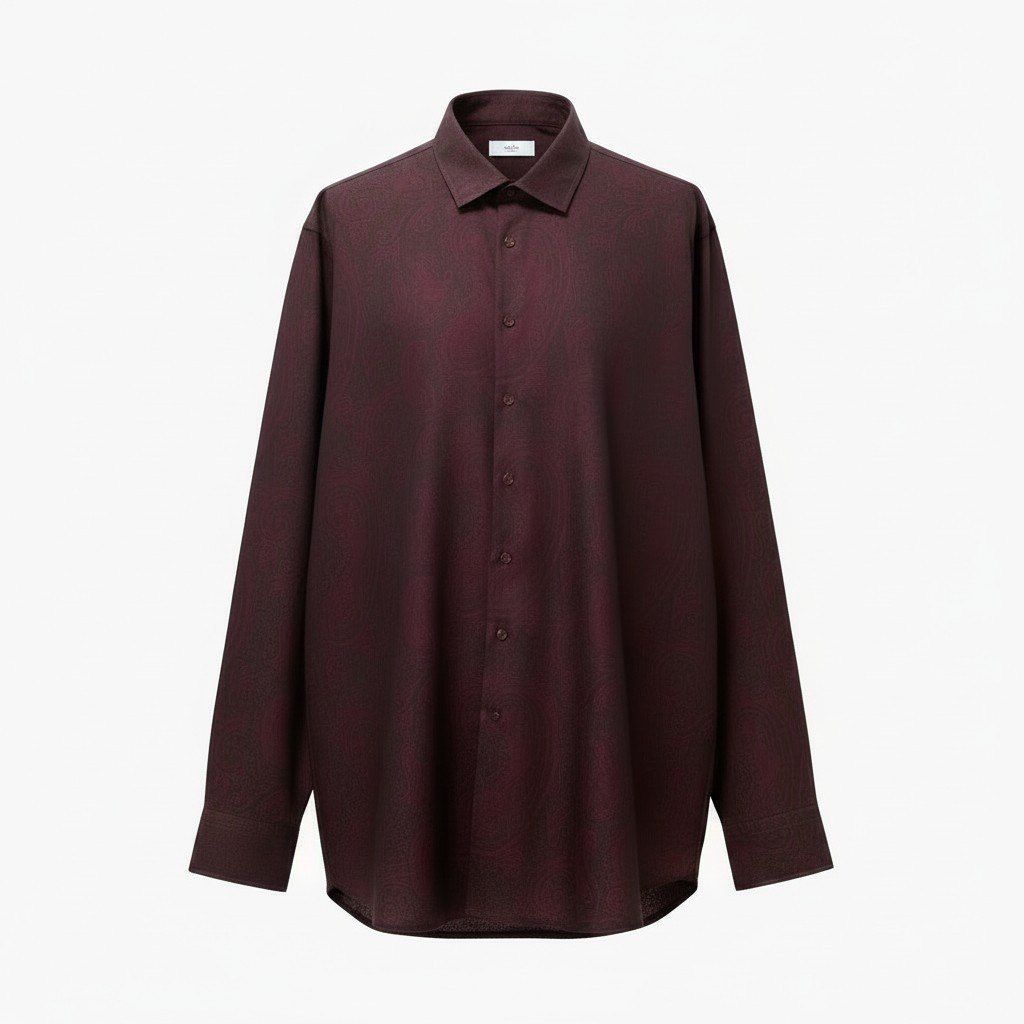 73e18 ETRO エトロ ロングスリーブシャツ ペイズリー柄 総柄