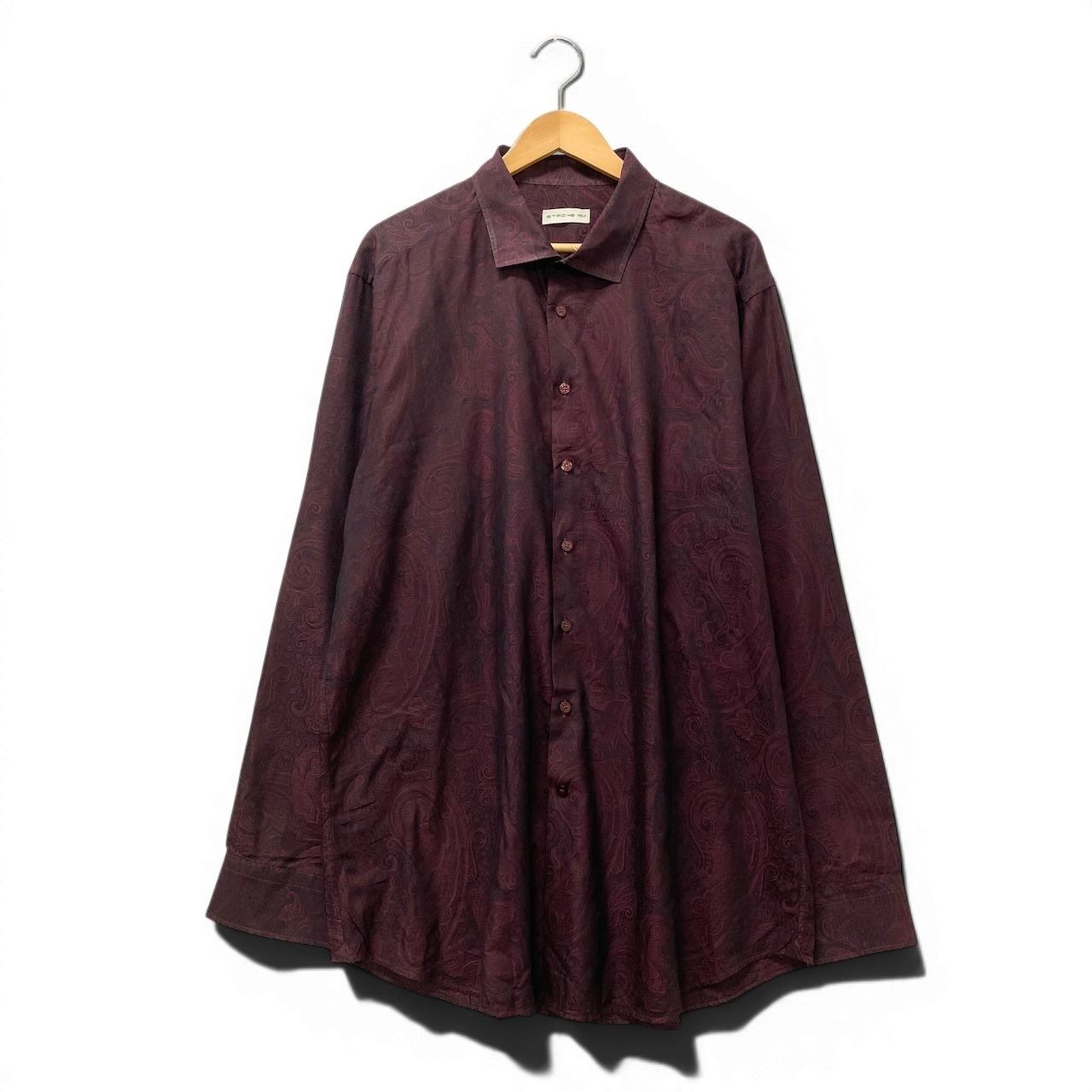 73e18 ETRO エトロ ロングスリーブシャツ ペイズリー柄 総柄