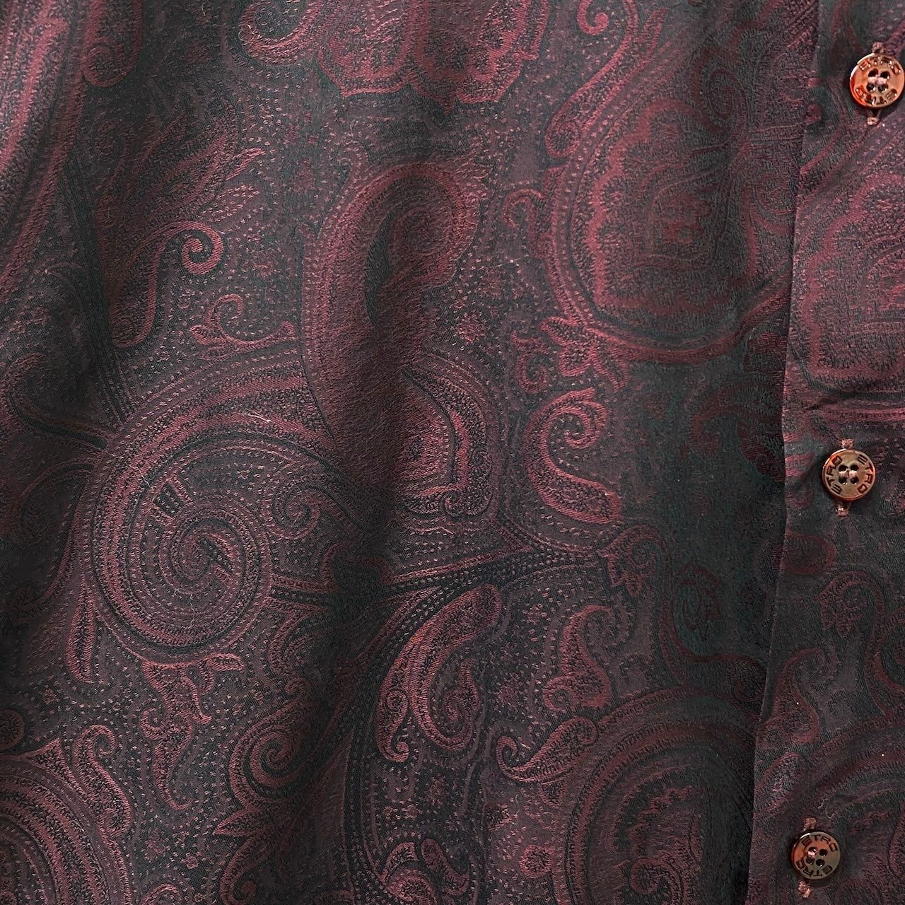 73e18 ETRO エトロ ロングスリーブシャツ ペイズリー柄 総柄