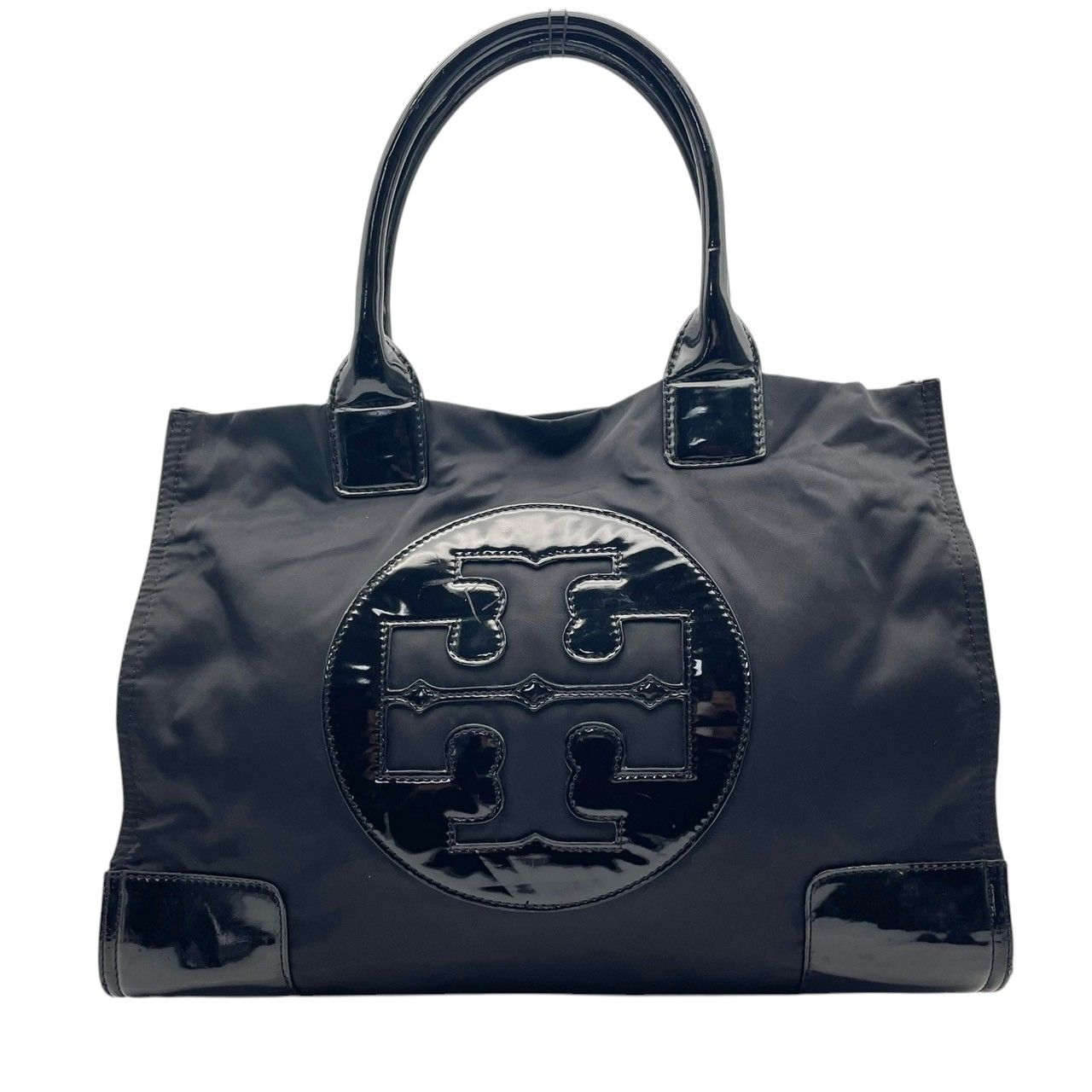 美品　未使用　tory burchトリーバーチ　エナメルバック　A４エラ 良品 トリーバーチ TORY BURCH エラ トートバッグ ナイロン エナメル