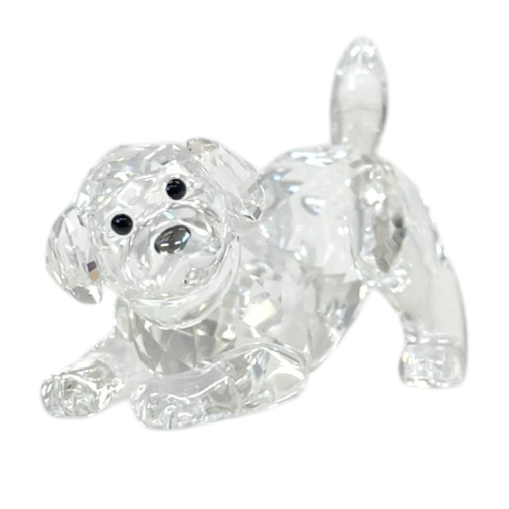 美品 SWAROVSKI スワロフスキー ラブラドールの赤ちゃん フィギュリン
