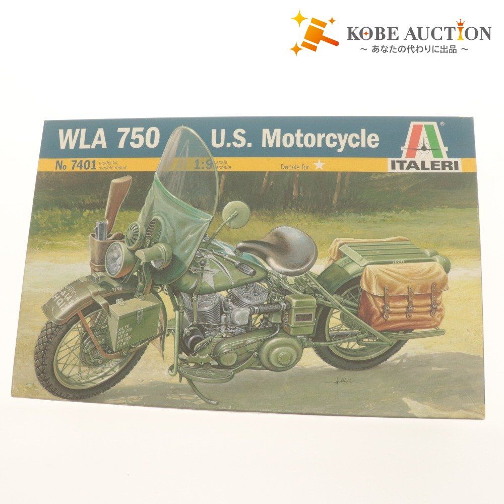 □ ITALERI イタレリ プラモデル 1/9 WW.II アメリカ陸軍 軍用バイク □ ITALERI イタレリ プラモデル 1/9 WW.II アメリカ陸軍 軍用バイク