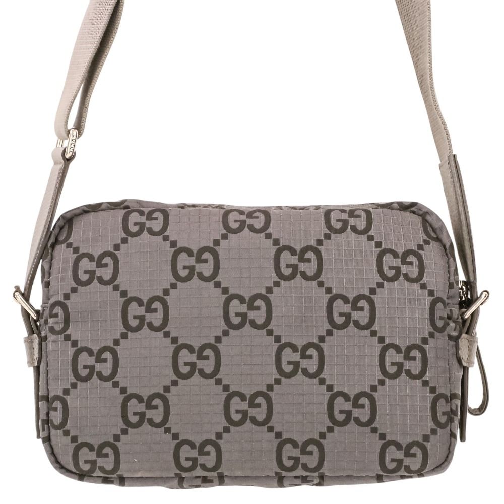 美品 GUCCI グッチ ECONYLON GG ポリエステル ショルダーバッグ