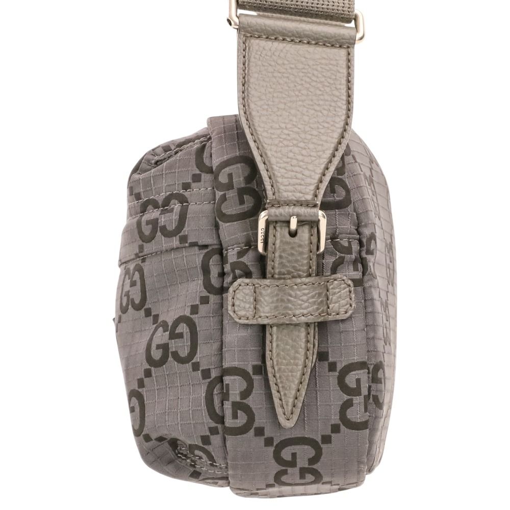 美品 GUCCI グッチ ECONYLON GG ポリエステル ショルダーバッグ