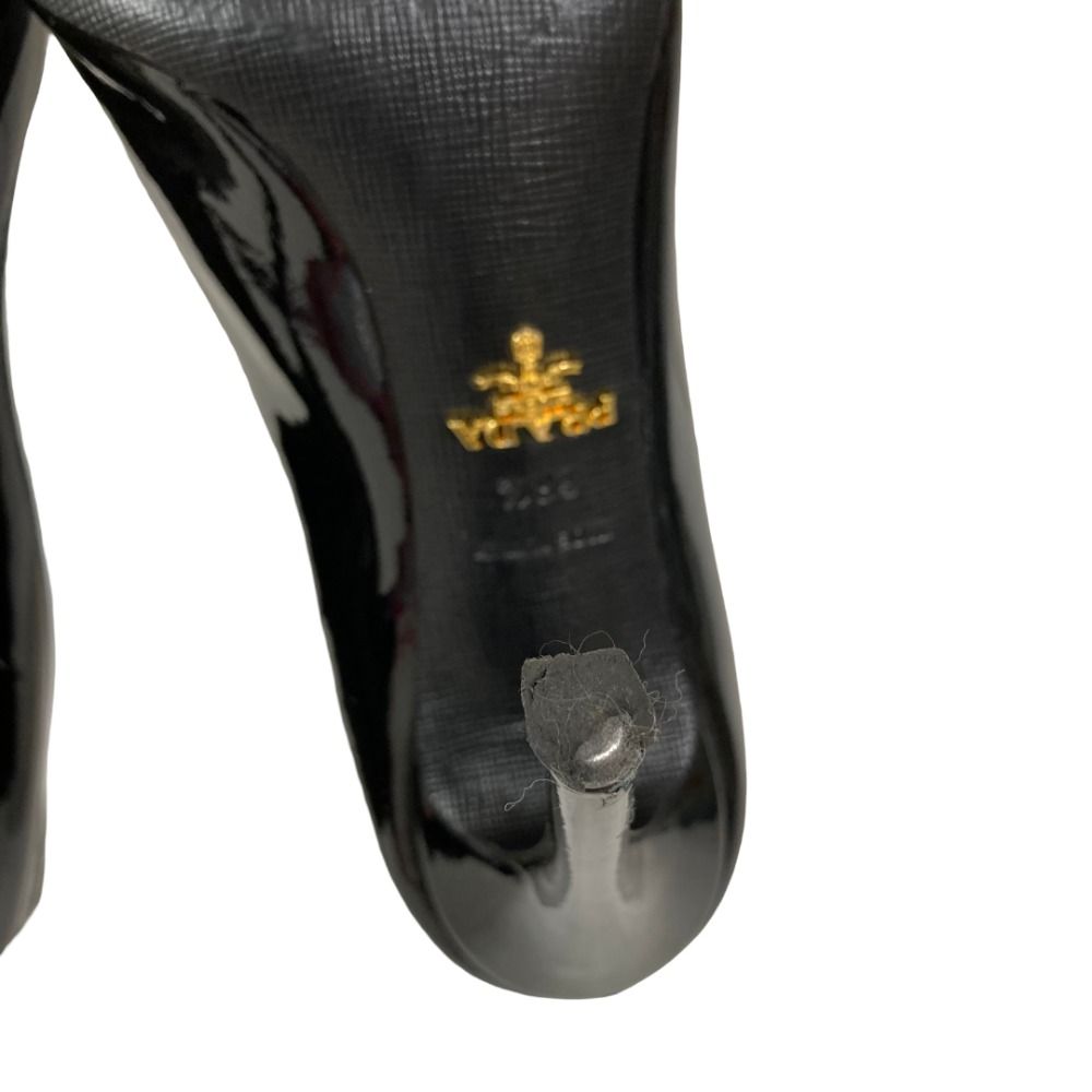 美品 PRADA プラダ パテントレザー ポインテッドトゥパンプス サイズ 美品 PRADA プラダ パテントレザー ポインテッドトゥパンプス サイズ