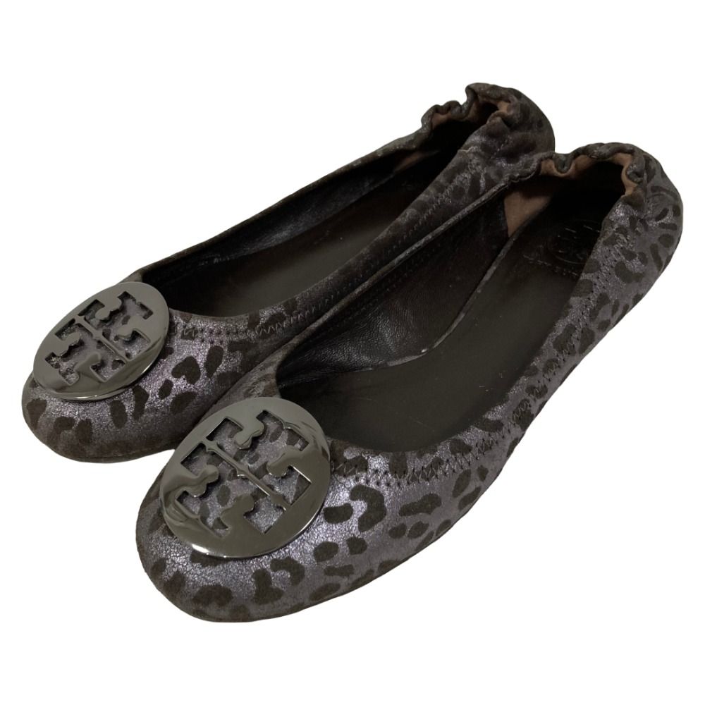 美品 TORY BURCH トリーバーチ レオパード柄 バレエシューズ フラット