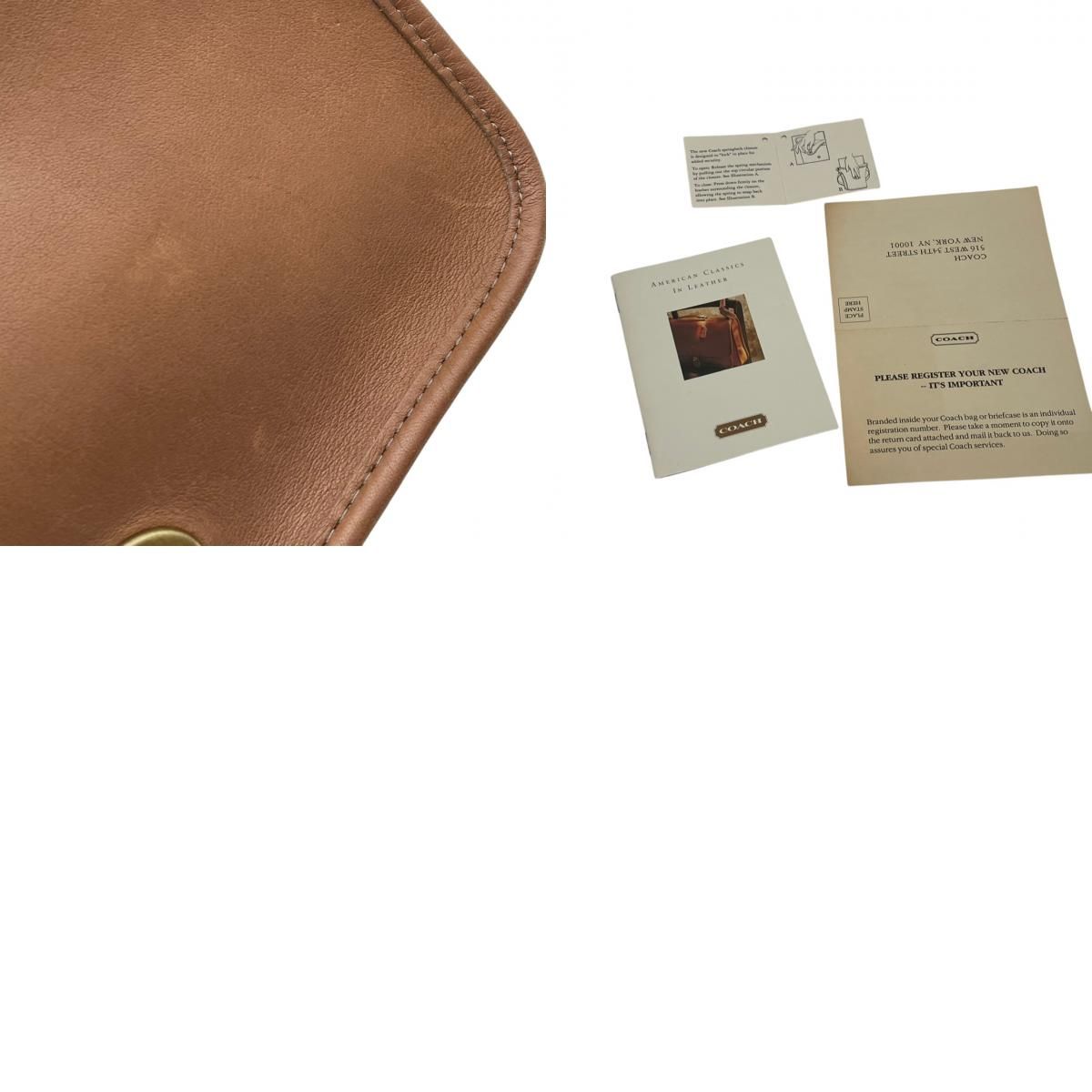 美品 COACH コーチ オールドコーチ ショルダーバッグ ポシェット 斜め