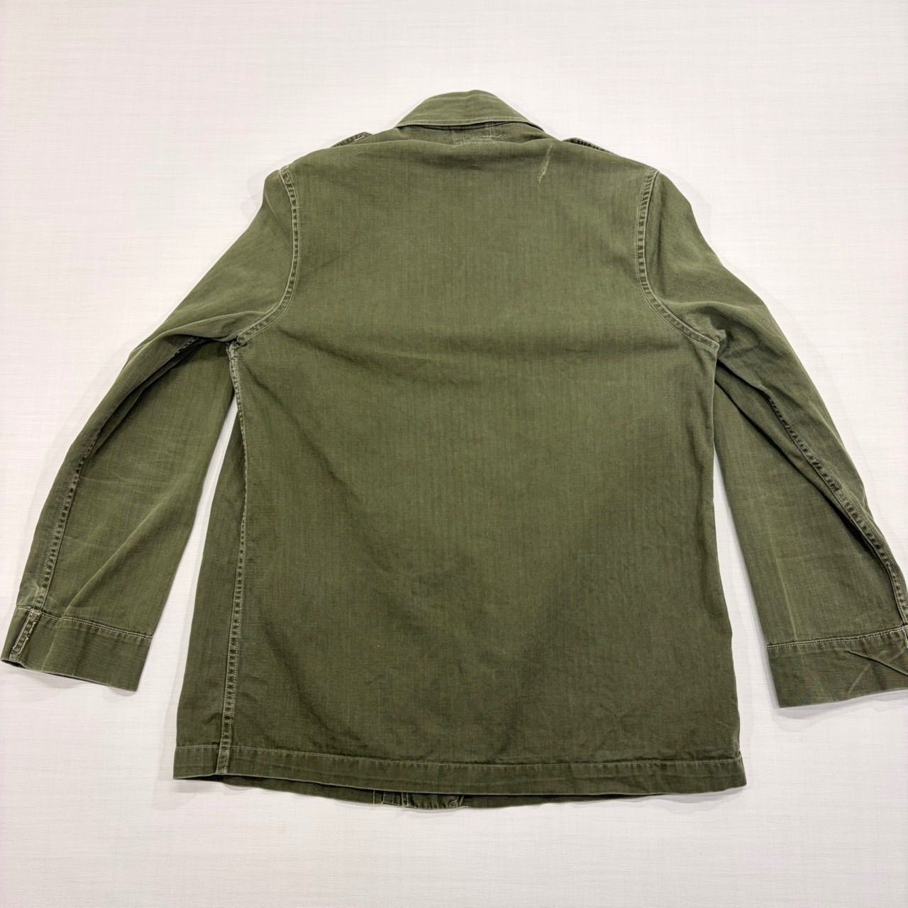 59年製】 オランダ軍 HBT ミリタリージャケット オリーブ 実寸M ユーロ