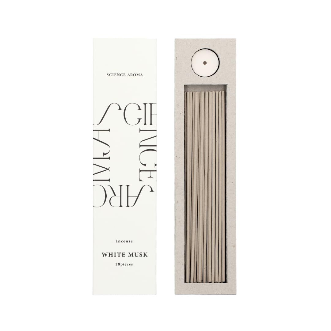[公式/日常をワンランク上へ] SCIENCE AROMA お香 ホワイトムスク 28本入り | whitemusk ムスク インセンススティック アロマ フレグランス ルームフレグランス ギフト プレゼント 贈り物pms 8d629920 4,379円
