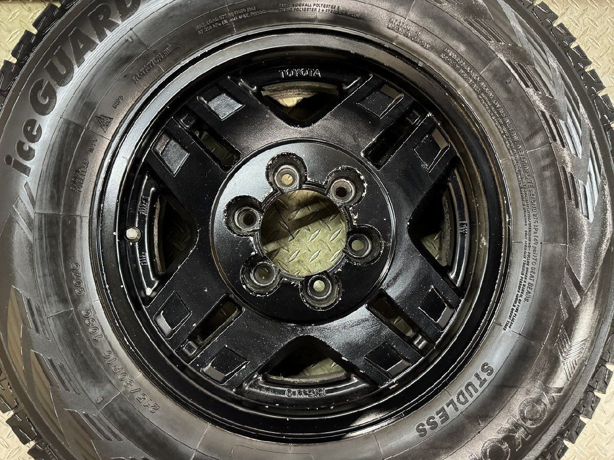 YK ice GUARD G075 215/80R16】スタッドレス【TOYOTA トヨタ 70