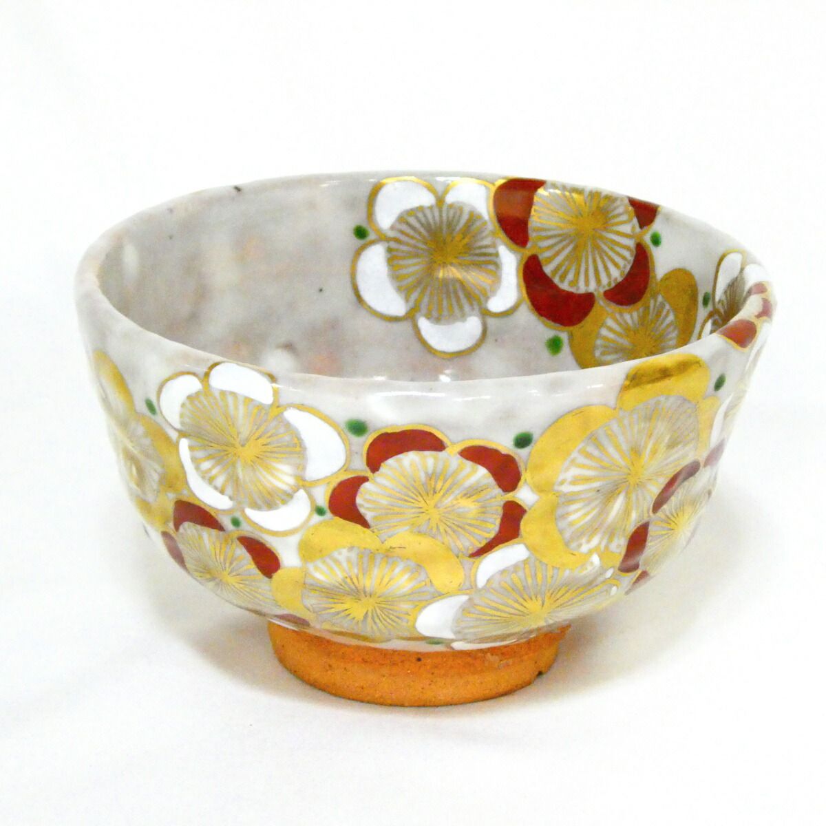 【美品】茶碗　金彩　紅白梅　茶道具　置物　インテリア　工芸品　美術品　A1448 箱無し特価品！！】紅白梅 茶碗【中古 美品】 - メルカリ