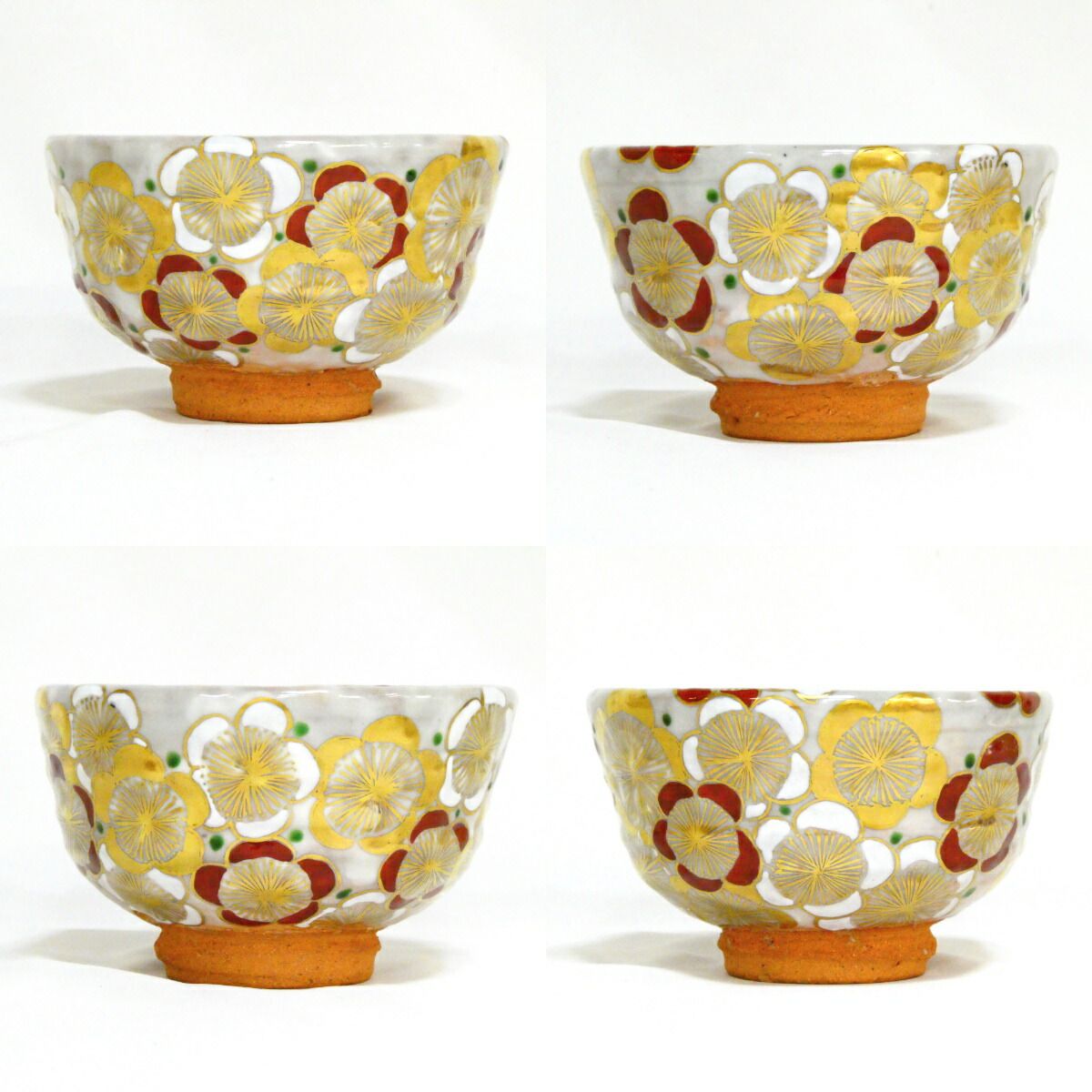 【美品】茶碗　金彩　紅白梅　茶道具　置物　インテリア　工芸品　美術品　A1448 箱無し特価品！！】紅白梅 茶碗【中古 美品】 - メルカリ