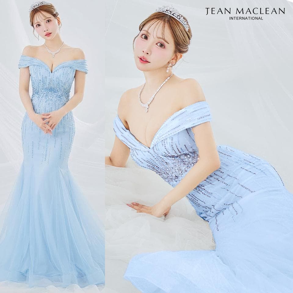 【JEAN MACLEAN / ジャンマクレーン】オフショルダーマーメイドロングドレス 51804 バースデー イベント sugar 10,636円