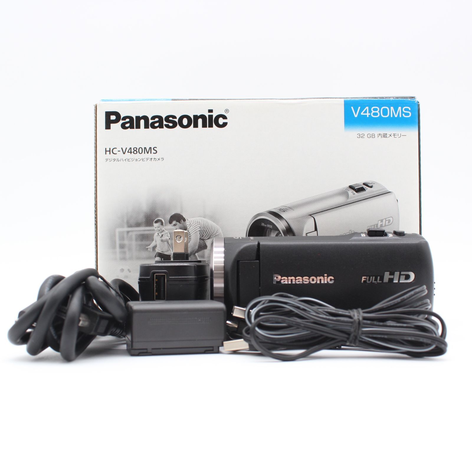 ≪並品≫ Panasonic HC-V480MS ボディ ホワイト #20260506-3408 - メルカリ