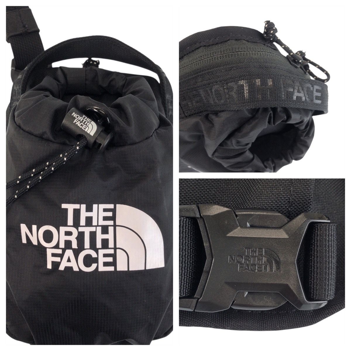 美品 THE NORTH FACE ザ ノースフェイス ブラック 黒 ナイロン 