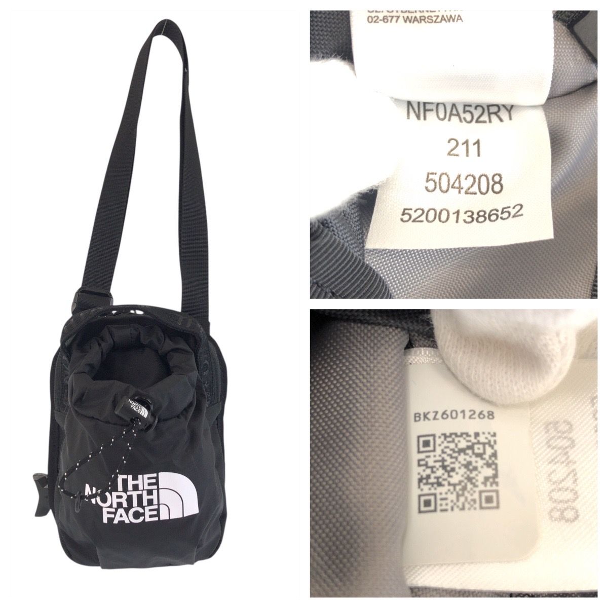 美品 THE NORTH FACE ザ ノースフェイス ブラック 黒 ナイロン 