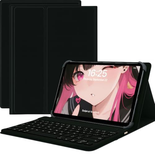 For LAVIE Tab T11 T1175/JAS ケース カバー LAVIE Tab T11 T1175/JAS タブレットワイヤレス 磁気分離式 スタンド機能 分離式キーボード付き 四隅TPUフック固定 Bluetoothキーボード 301788ae