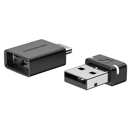 ゼンハイザー(Sennheiser) Bluetooth発信機 BTD 600 USBアダプター aptX Adaptive Bluetooth 5.2 【国内正規品2年保証】 黒/ de06c152