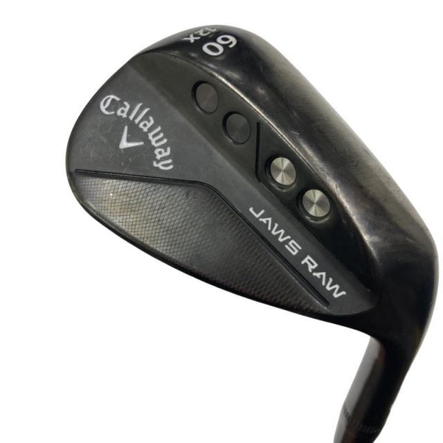 【中古】 キャロウェイ JAWS FORGED(2023) チャコールブラック 60°/09° ウェッジ WG Dynamic Gold (フレックスS) メンズ 男性用 右利き 右用 Cランク ゴルフクラブ
