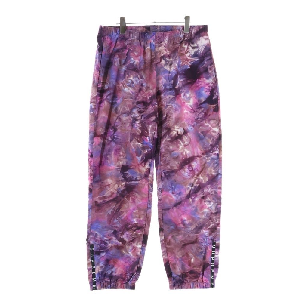 SUPREME (シュプリーム) 22SS Multicolor Warm Up Pant 総柄 マルチカラー ウォームアップ ナイロンパンツ パープル
