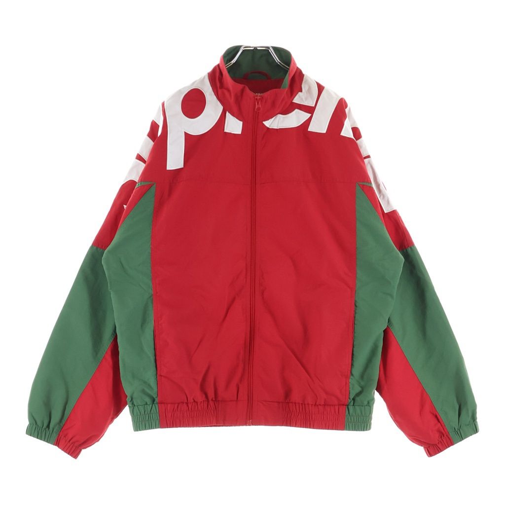 SUPREME (シュプリーム) 19AW Shoulder Logo Track Jacket ショルダー ロゴ トラックジャケット レッド/グリーン