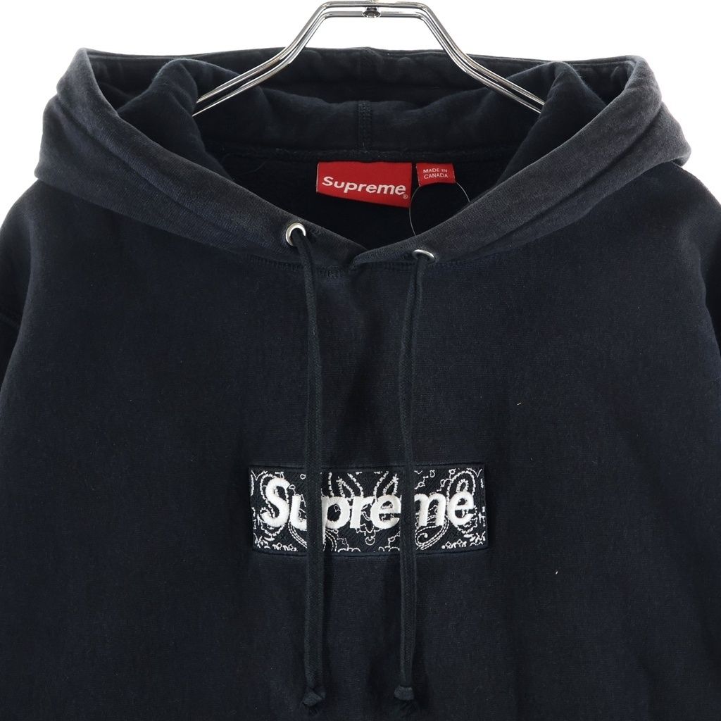 SUPREME (シュプリーム) 19AW Bandana Box Logo Hooded バンダナ