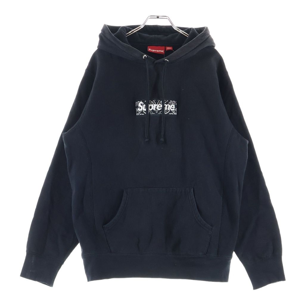 SUPREME (シュプリーム) 19AW Bandana Box Logo Hooded バンダナ