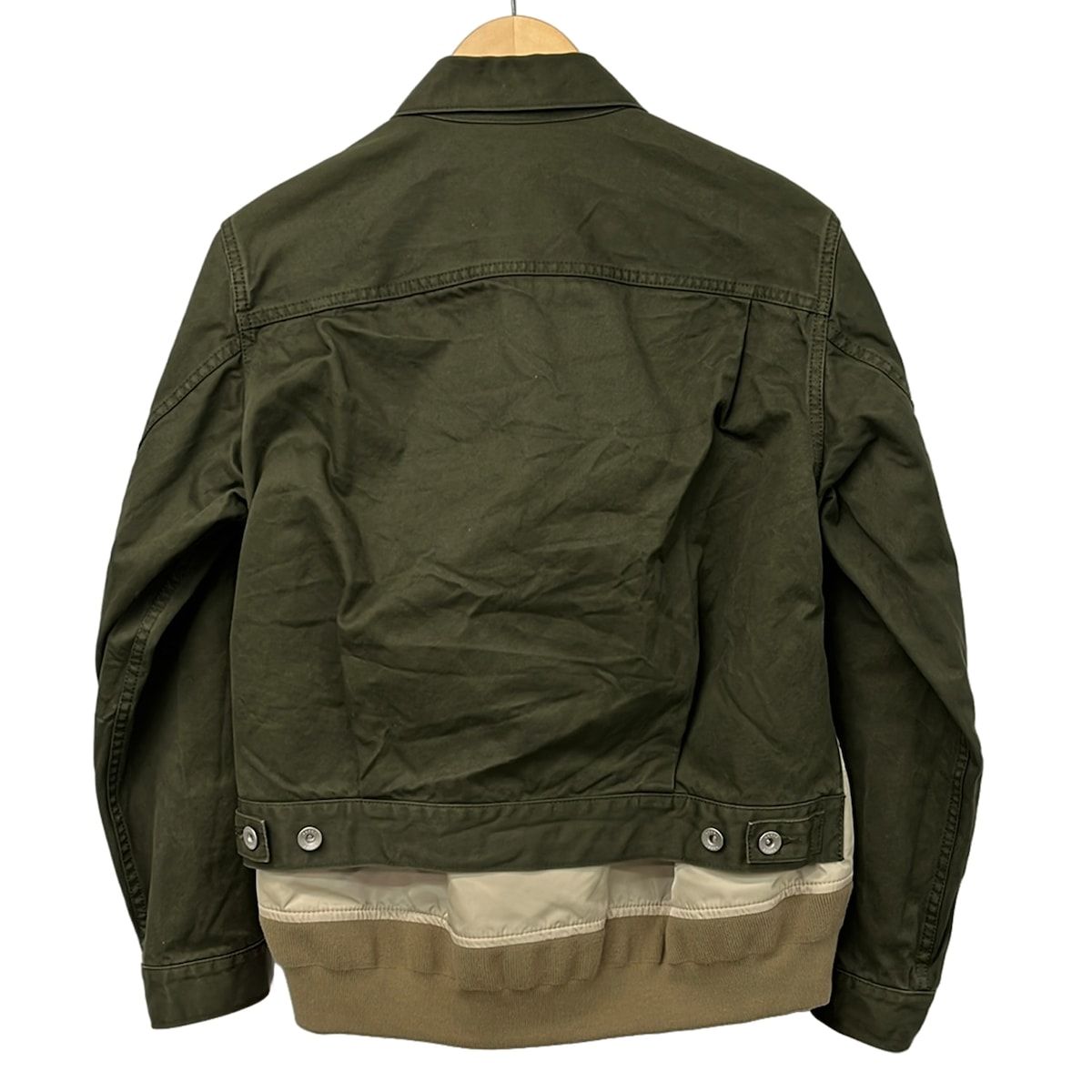Sacai(サカイ) ブルゾン サイズ1 S レディース - 22-05964 カーキ