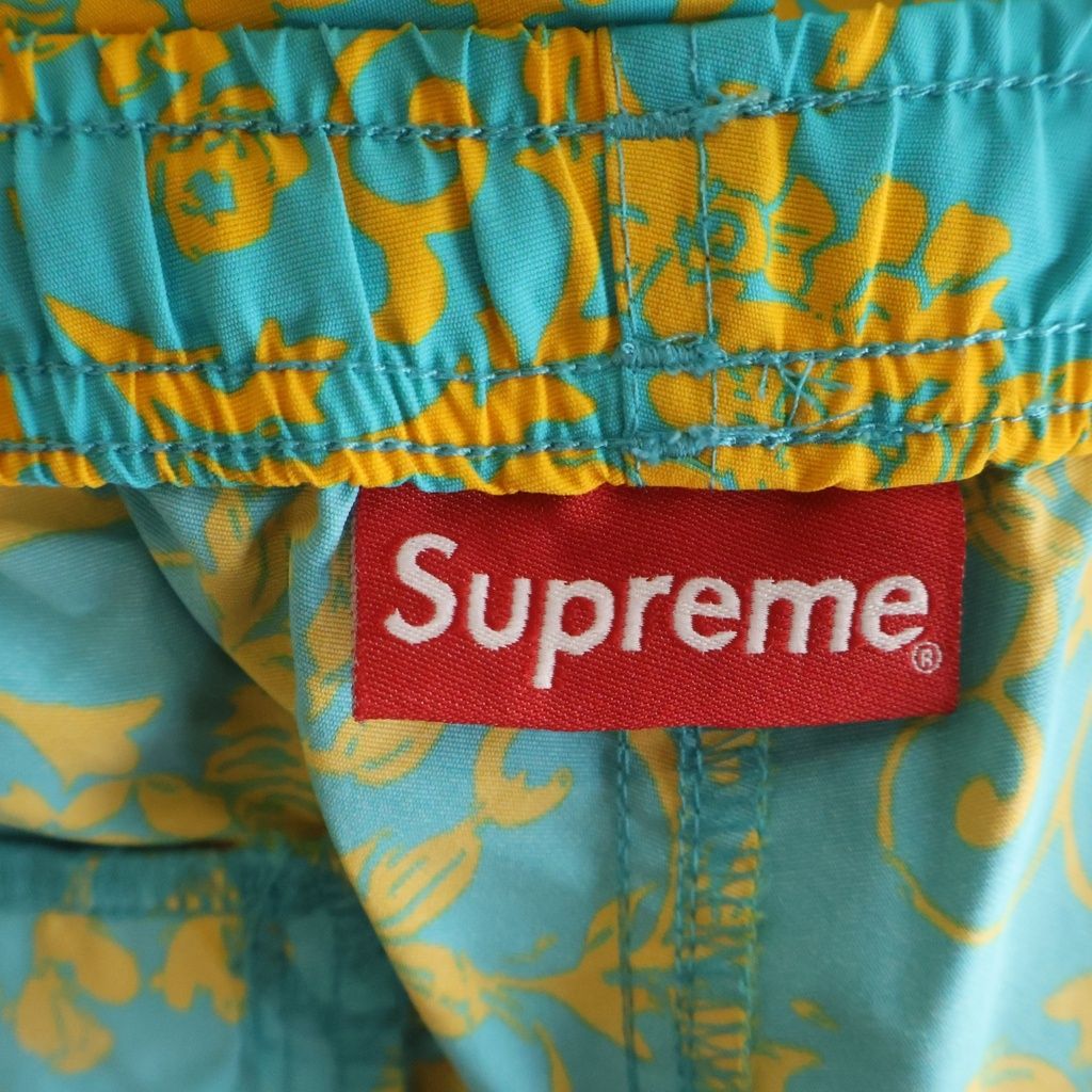 SUPREME (シュプリーム) 20SS Warm Up Pant Teal Floral ウォーム