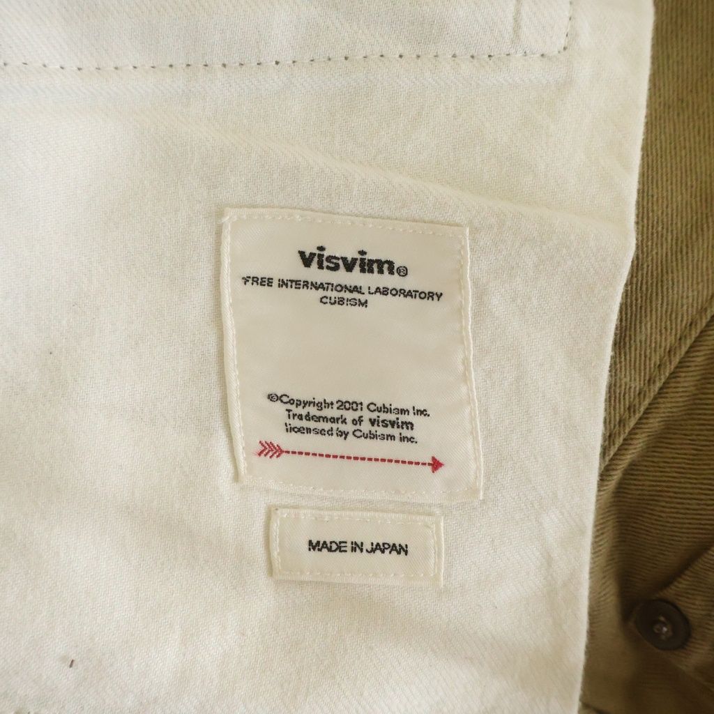 VISVIM (ヴィスヴィム) FLUXUS 12 CHINO コットン リネン チノパンツ