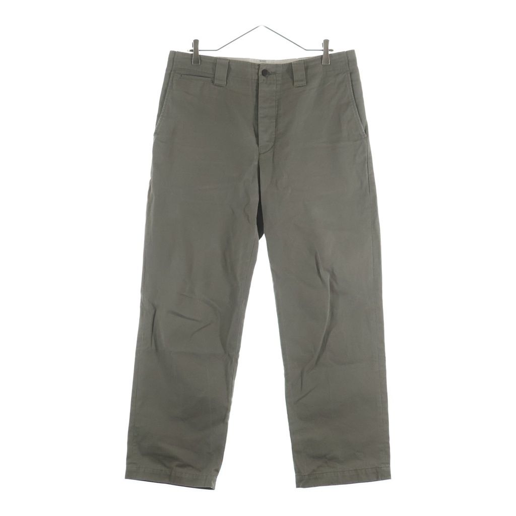 VISVIM (ヴィスヴィム) 23SS コットンツイルワークパンツ チノパンツ カーキ 0223905008003