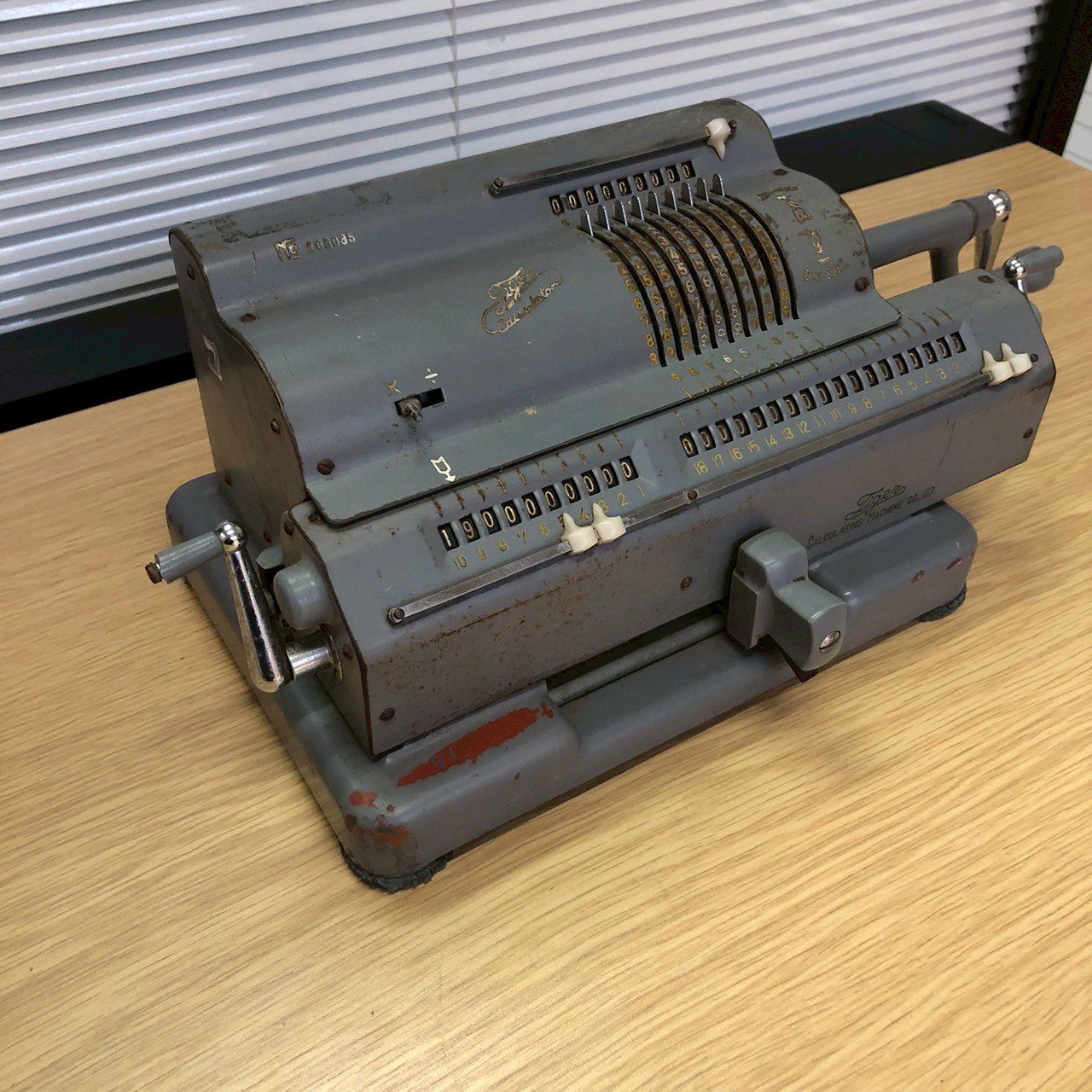 可動品 タイガー計算器 手回し計算機 稀少 アンティーク 昭和レトロ ヴィンテージ
