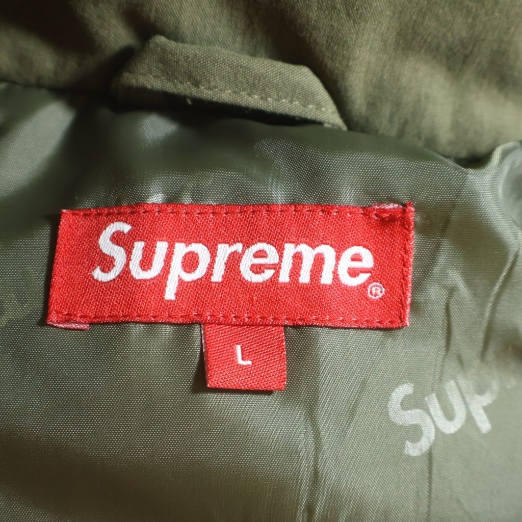 SUPREME (シュプリーム) 22SS Hooded Down Pullover プリントロゴ