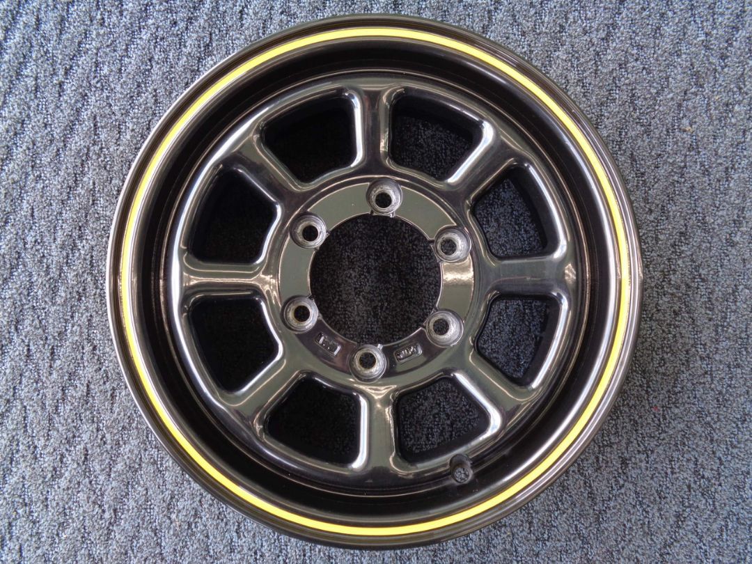 6J-15インチ 6H139.7 +30 RADIANCE デイトナR-2 中古 社外 ホイール 4本 ハイエースなどに♪