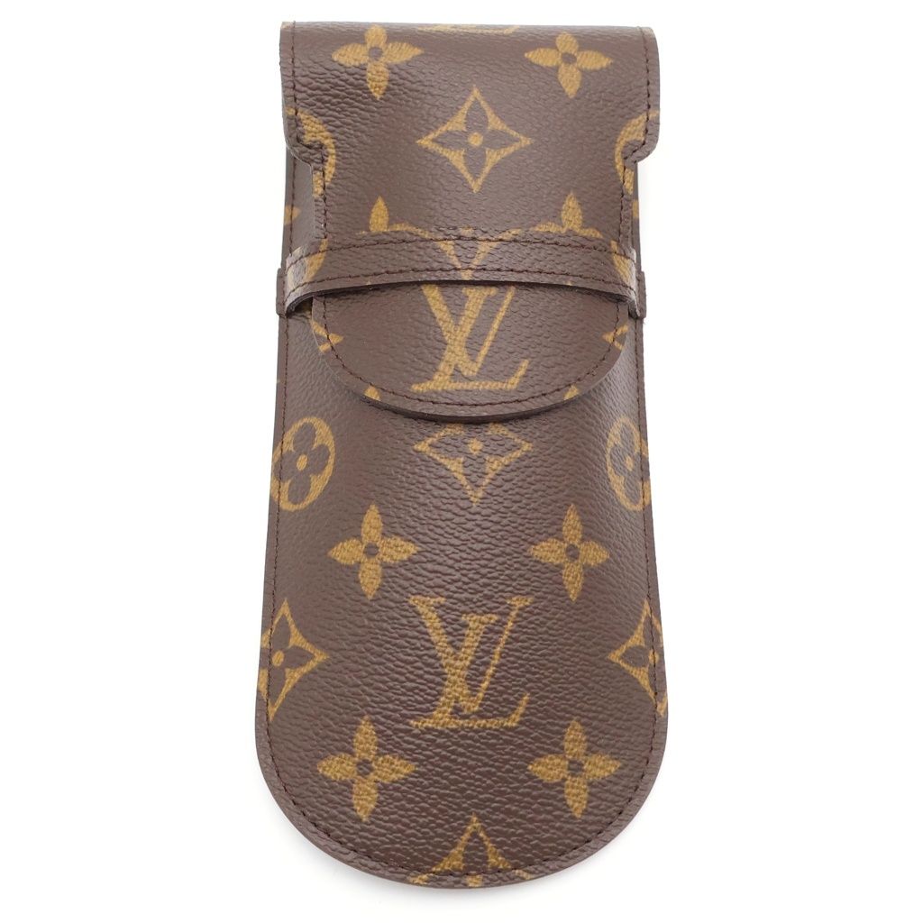 LOUIS VUITTON (ルイヴィトン) エテュイ リュネット・ラバ モノグラムメガネケース ブラウン SN1004