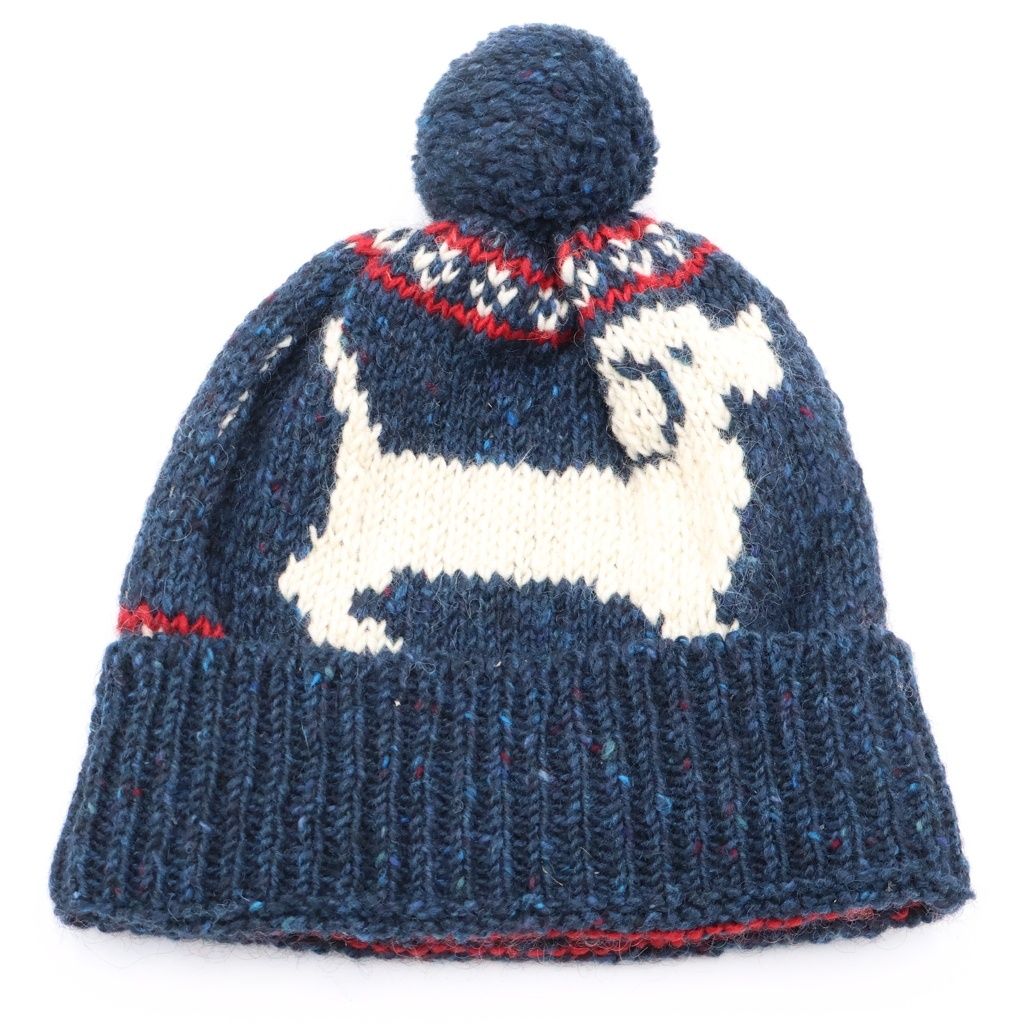 THOM BROWNE (トムブラウン) Mohair Tweed モヘア ツイード ニット帽