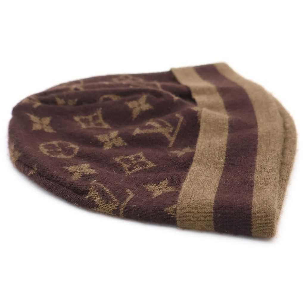 LOUIS VUITTON (ルイヴィトン) モノグラム カシミヤ混 ニット帽