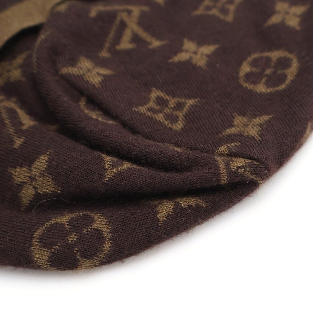 LOUIS VUITTON (ルイヴィトン) モノグラム カシミヤ混 ニット帽