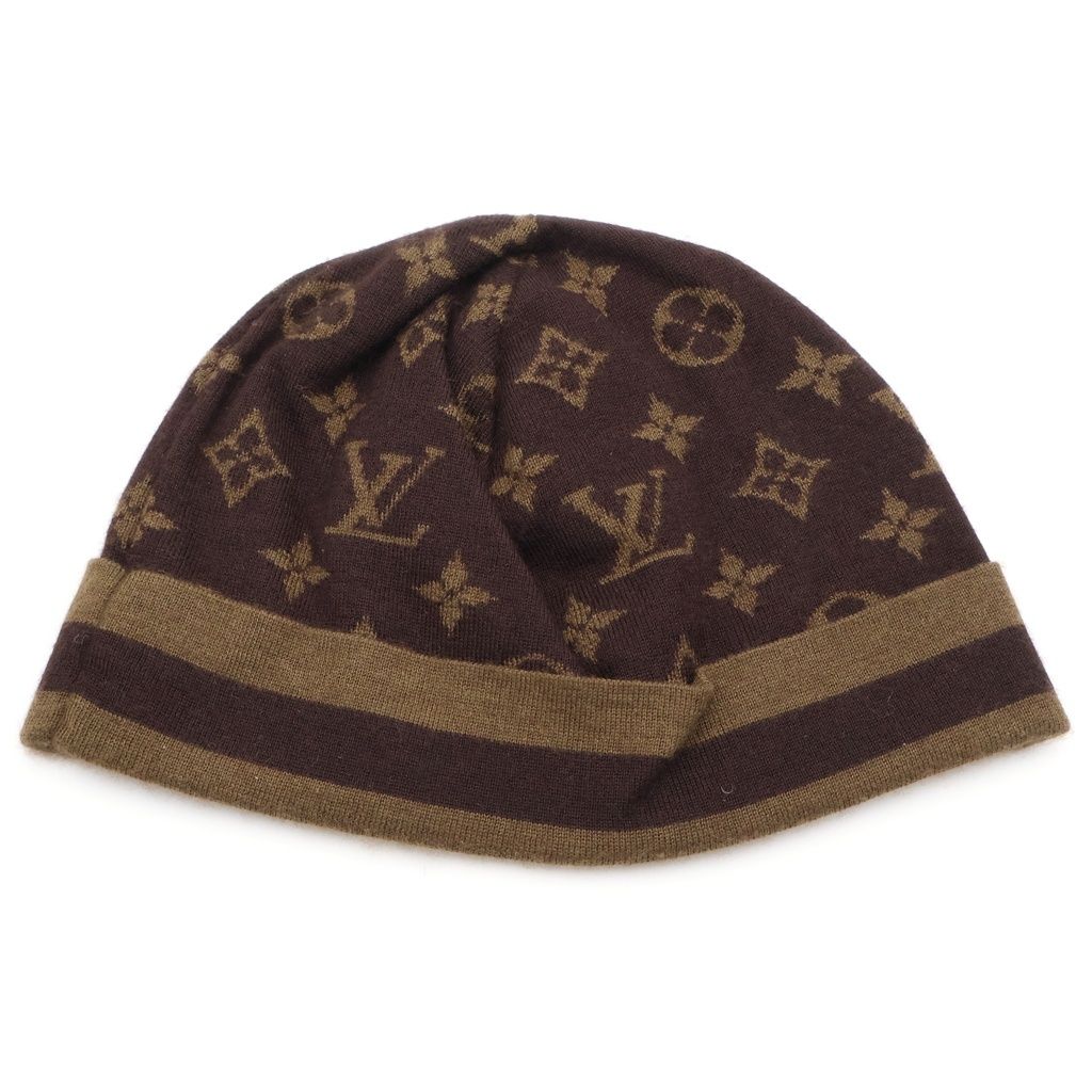 LOUIS VUITTON (ルイヴィトン) モノグラム カシミヤ混 ニット帽
